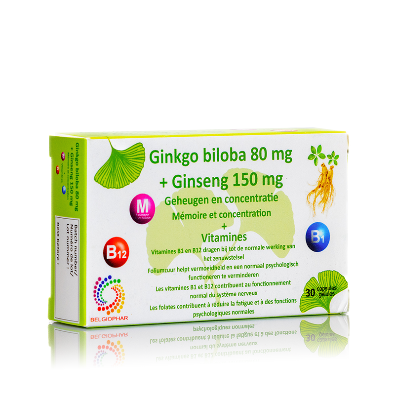 Ginkgo Belgiophar compléments alimentaires